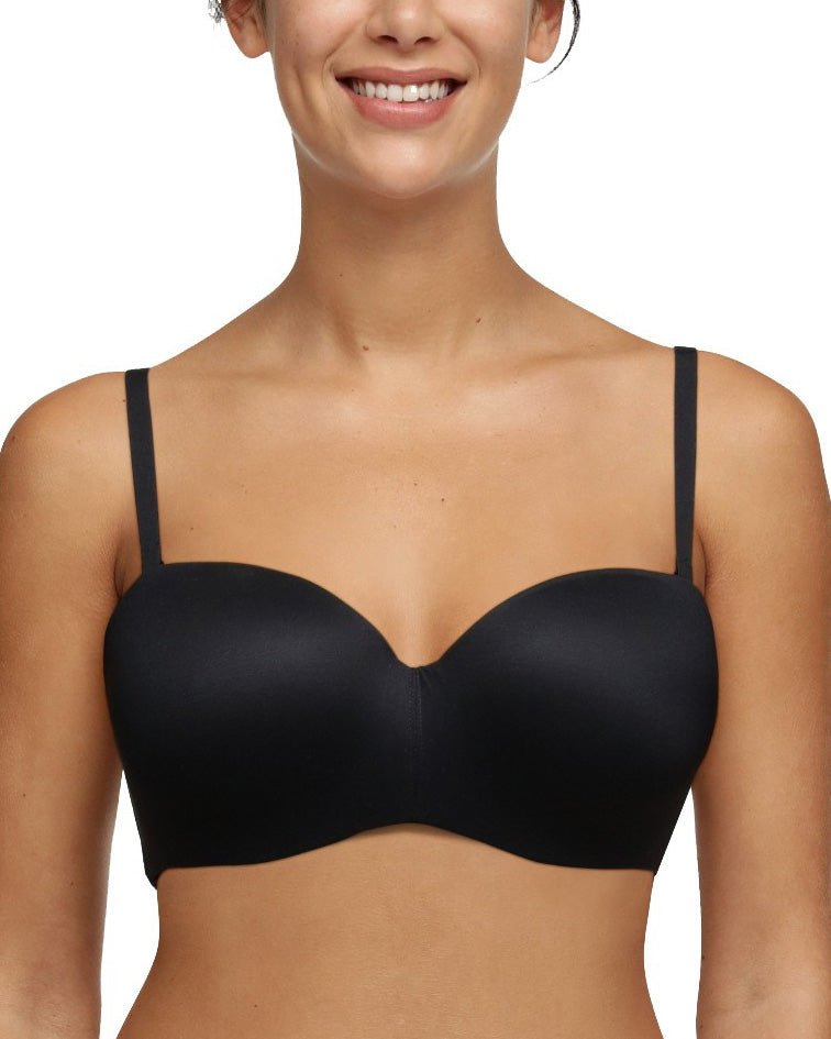 Chantelle Norah Comfort Supportive Wirefree Strapless Bra - Black