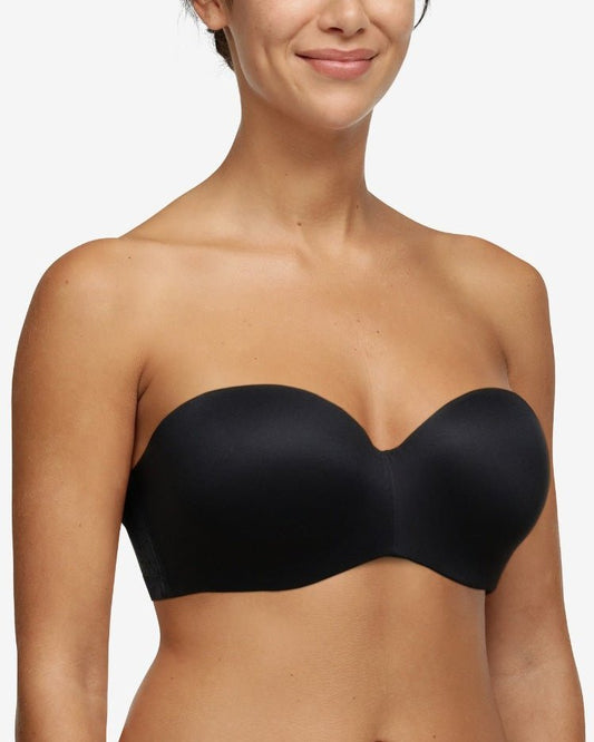 Chantelle Norah Comfort Supportive Wirefree Strapless Bra - Black