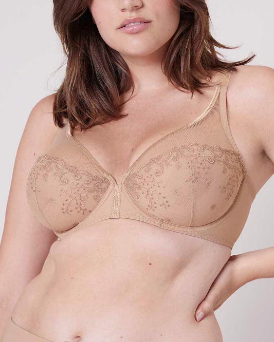 Simone Perele Delice Full Coverage Plunge Bra - Nude